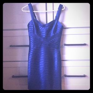 Navy Blue BCBG bandage cocktail dress, size 4